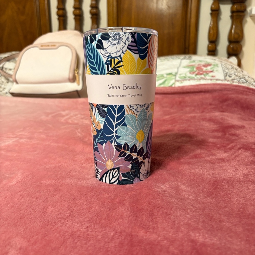 Vera Bradley Multicolor Floral Stainless Steel Mug